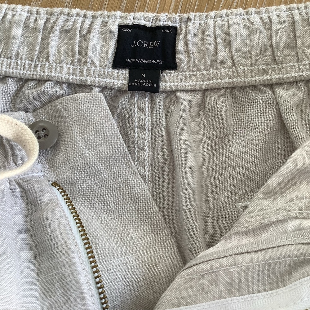 J. Crew Men's Beach Pant in Linen Medium - Picture 7 of 11